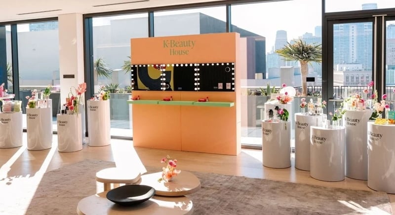 An open-concept 'K-Beauty House' will launch this September at the California Market Center (CMC) in Los Angeles, USA. DL Skin.