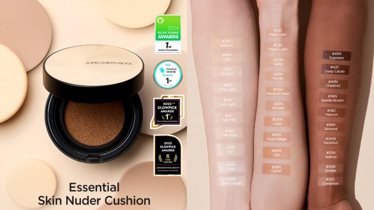 JUNGSAEMMOOL Essential Skin Nuder Cushion / Olive Young Capture
