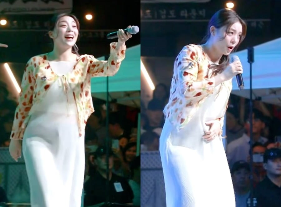 Ailee performs at a recent festival / Captured from social media