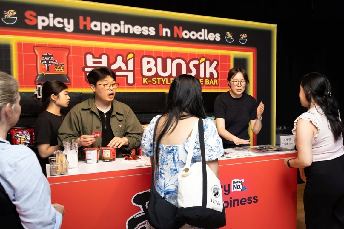 Nongshim New York Korean Cultural Center Summer Culture Campaign Shin Ramyun Snack Booth/ NONGSHIM