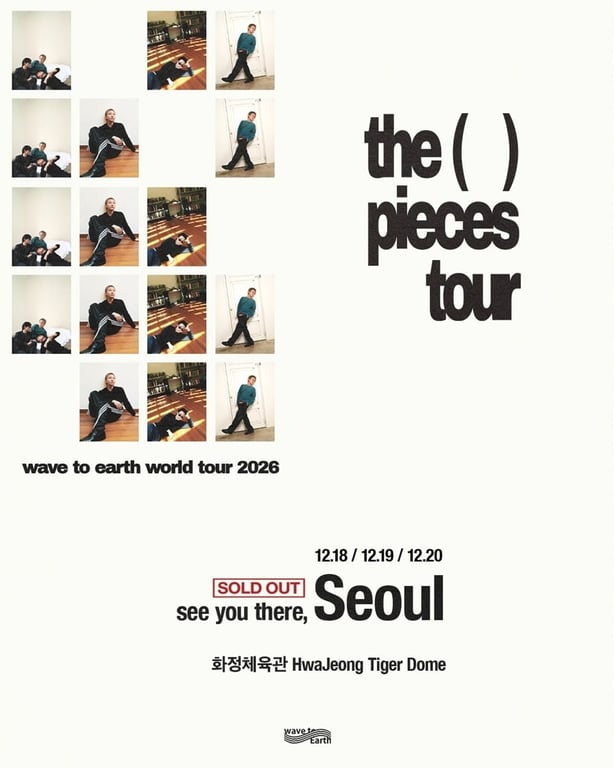 Poster for wave to earth's world tour / WAVY