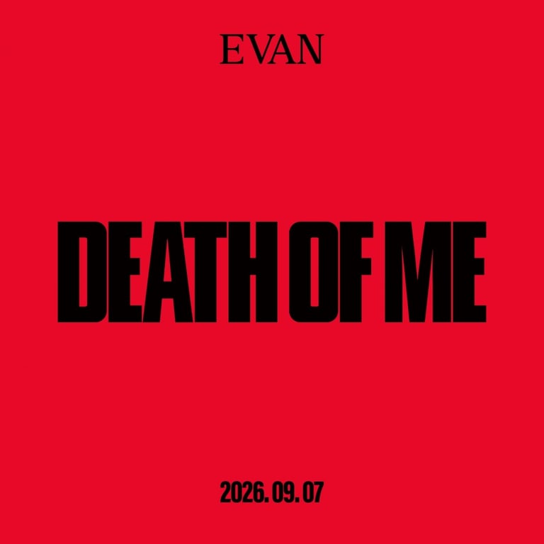 가수 에반의 미니 1집 'DEATH OF ME' 컴백 이미지. / 사진제공=빌리프랩