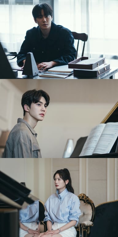 Song Kang, Lee Jun-young, Jang Gyuri Face Tension in tvN's 'Four Hands, Two Sonatas'