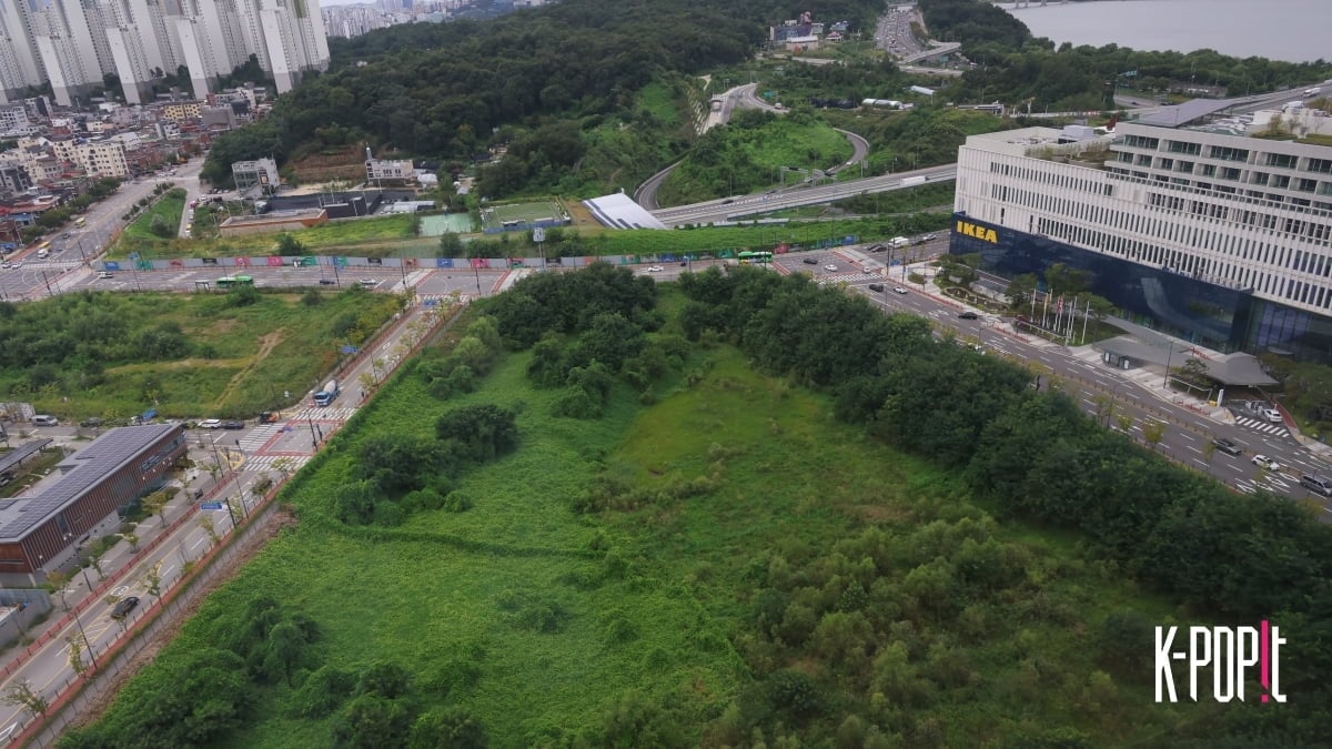 Site of JYP Entertainment's planned new headquarters / KPOPIT DB