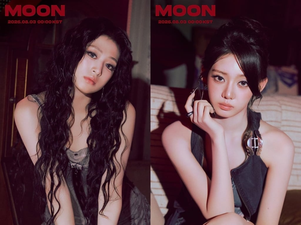 BABYMONSTER's Ahyeon and Rora Set the Mood in 'MOON' Visual Photos