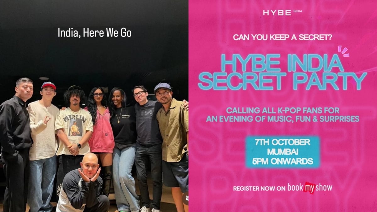 HYBE India CEO with SEVENTEEN S.Coups, Rhea Raj and Other Producers and Artists / Web Capture