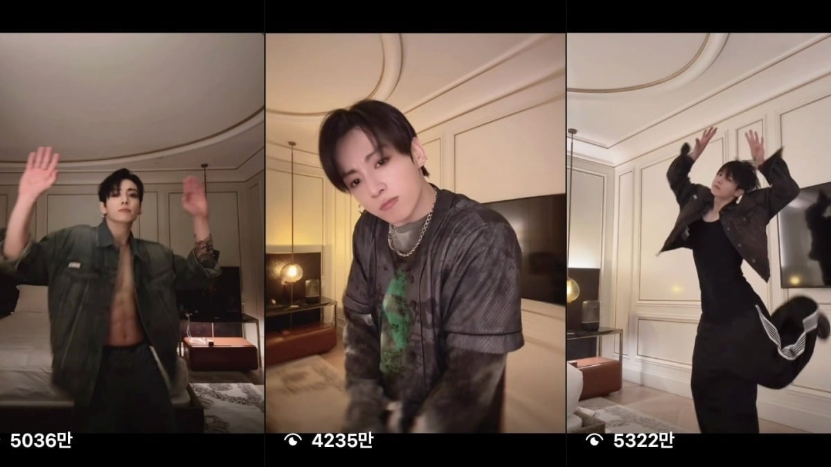 BTS's Jungkook Dominates Reels and TikTok With Viral Dance Challenges
