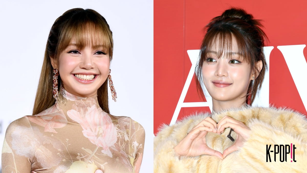 BLACKPINK member LISA and i-dle member MINNIE / KPOPIT DB