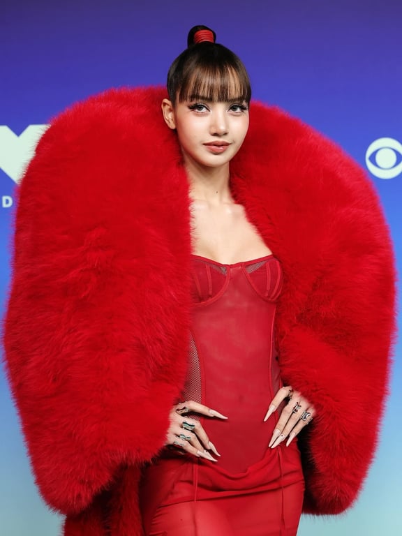 BLACKPINK's LISA at the 2026 VMAs / Getty Images