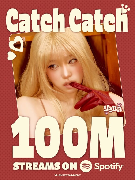 YENA's 'Catch Catch' Joins the 100 Million Club on Spotify