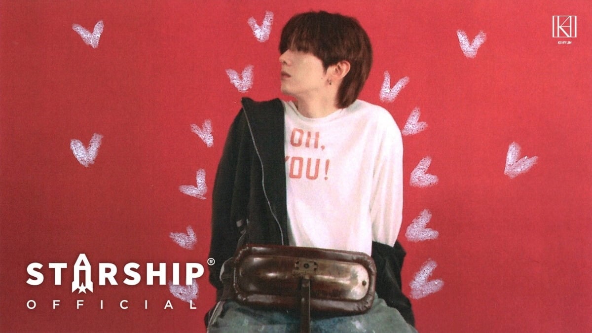 Thumbnail from the trailer for Kihyun's new album "BORDERLINE" / Captured from @OfficialMONSTAX on X