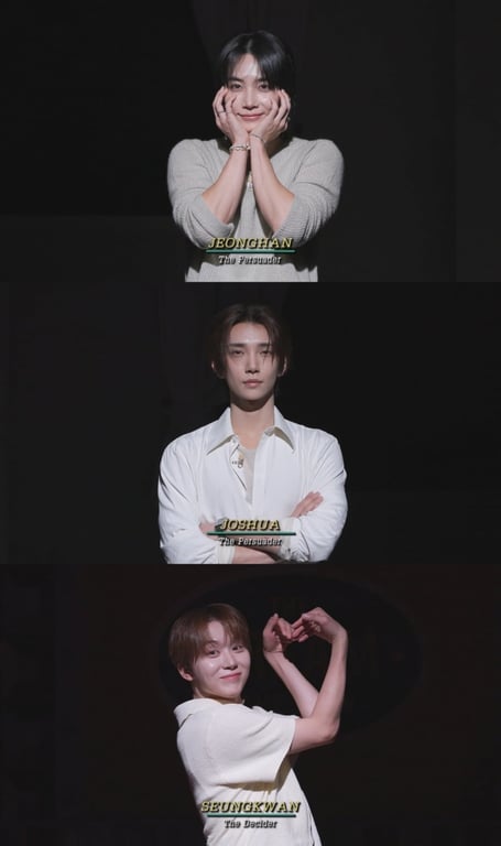 Teaser of SEVENTEEN's "GOING JxJ SPECIAL : THE DREAM GAME SHOW" / Captured from YouTube