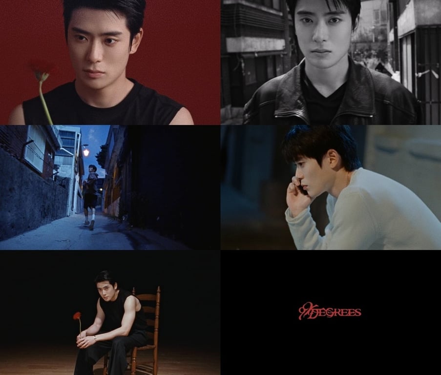 Screenshot from NCT Jaehyun's "99 Degrees" music video teaser / SM Entertainment