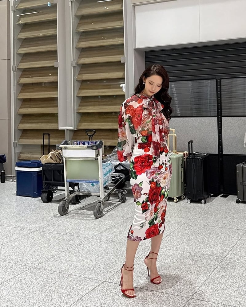 Girls' Generation's YOONA Shares Airport Look From 'Husbands in Action' Cameo