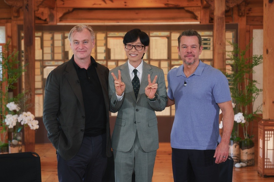 Christopher Nolan, Yoo Jae-suk, Matt Damon