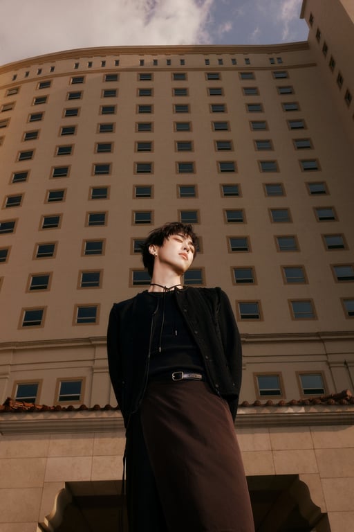 Concept photo for JUNNY's digital single "Heaven Can Wait." / Mauve Company