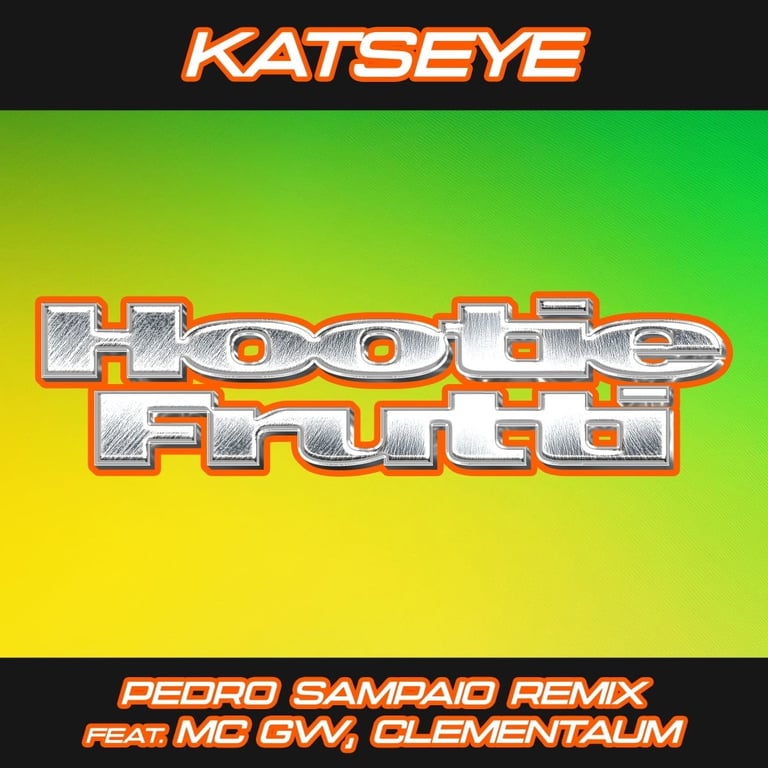 Cover image for KATSEYE's "Hootie Frutti (Pedro Sampaio Remix)" / HYBE x Geffen Records