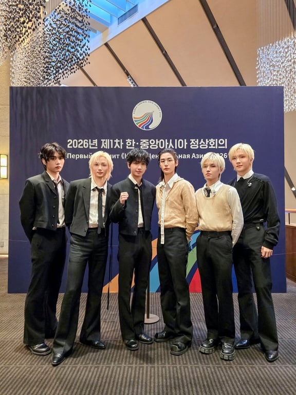 BOYNEXTDOOR At The 1st Korea-Central Asia Summit 2026 / KOZ Entertainment