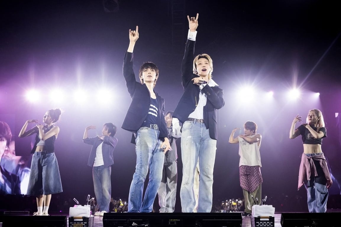 SEVENTEEN unit V8 on stage during "2026 VERNON THE 8 'V8' LIVE - GOYANG" / PLEDIS Entertainment