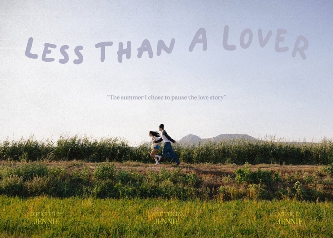 JENNIE 'Less Than A Lover' Trailer Cover / @jennierubyjane on X