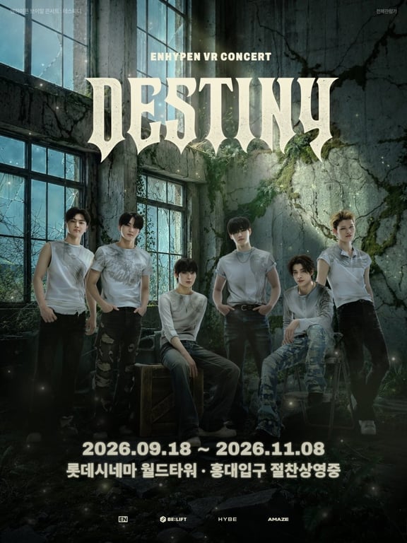 ENHYPEN's "ENHYPEN VR CONCERT: DESTINY" / AMAZE