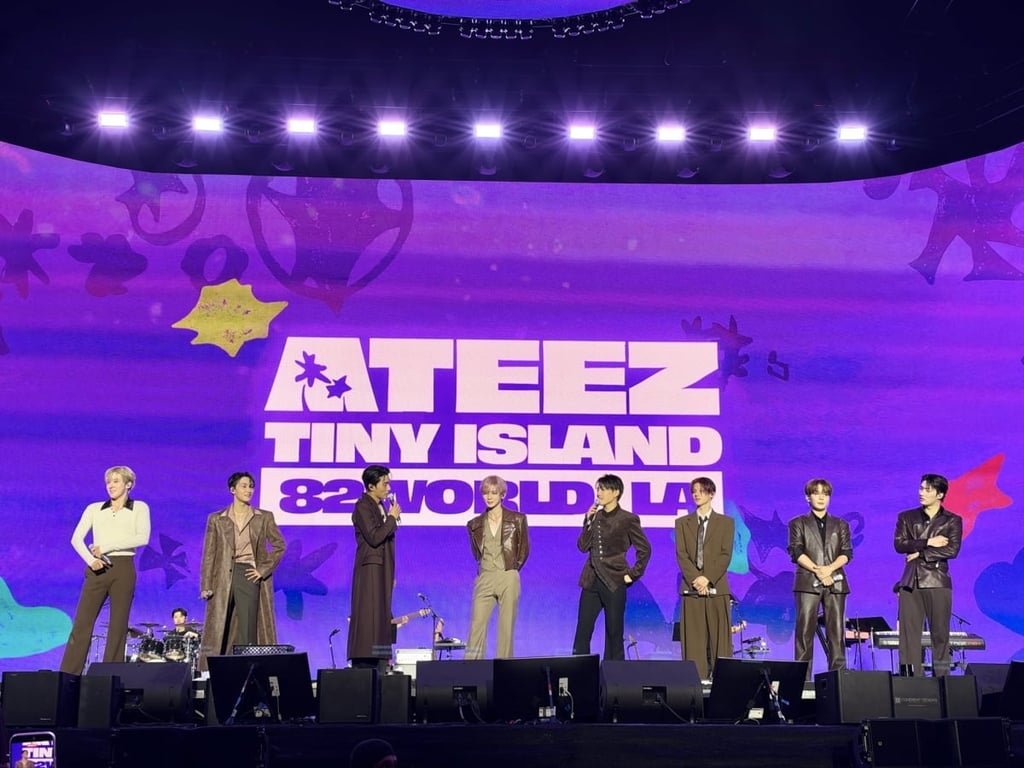 ATEEZ 82WORLD: LA Behind Photo / @ATEEZofficial on X