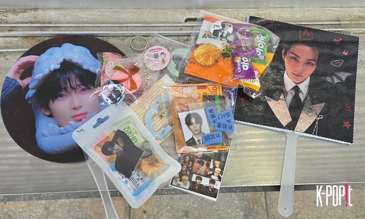 The Heat Can't Stop ENHYPEN Fans: Cooling Patches On, Busan Bound