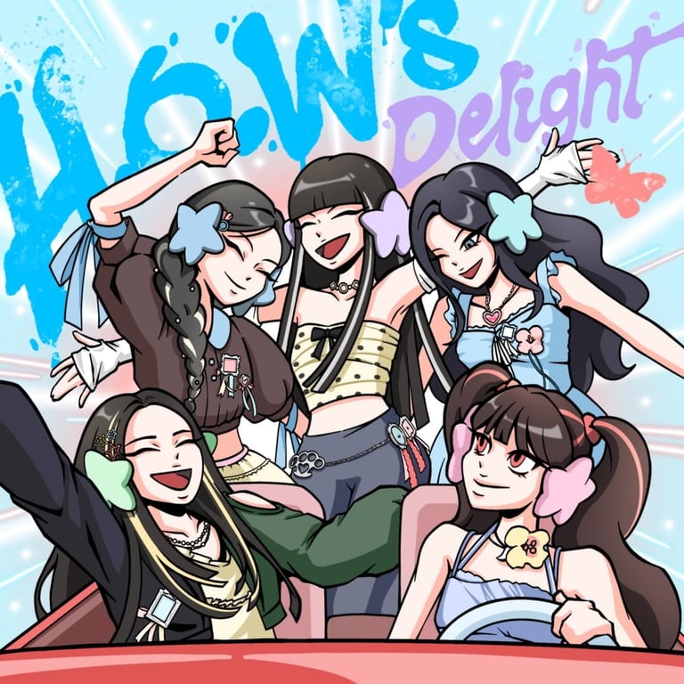 HEART OF WOMAN 'HOW's Delight' / Blue Brown Records