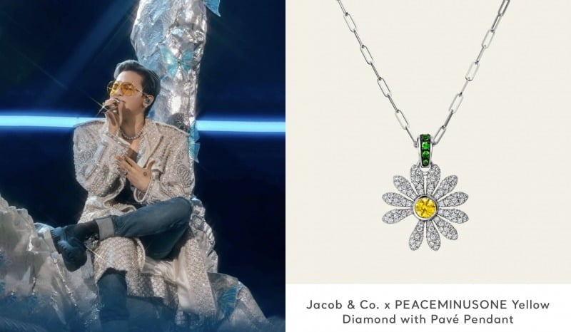 G-Dragon wearing Jacob & Co.'s 'Bandana Royal'. Jacob & Co. SNS