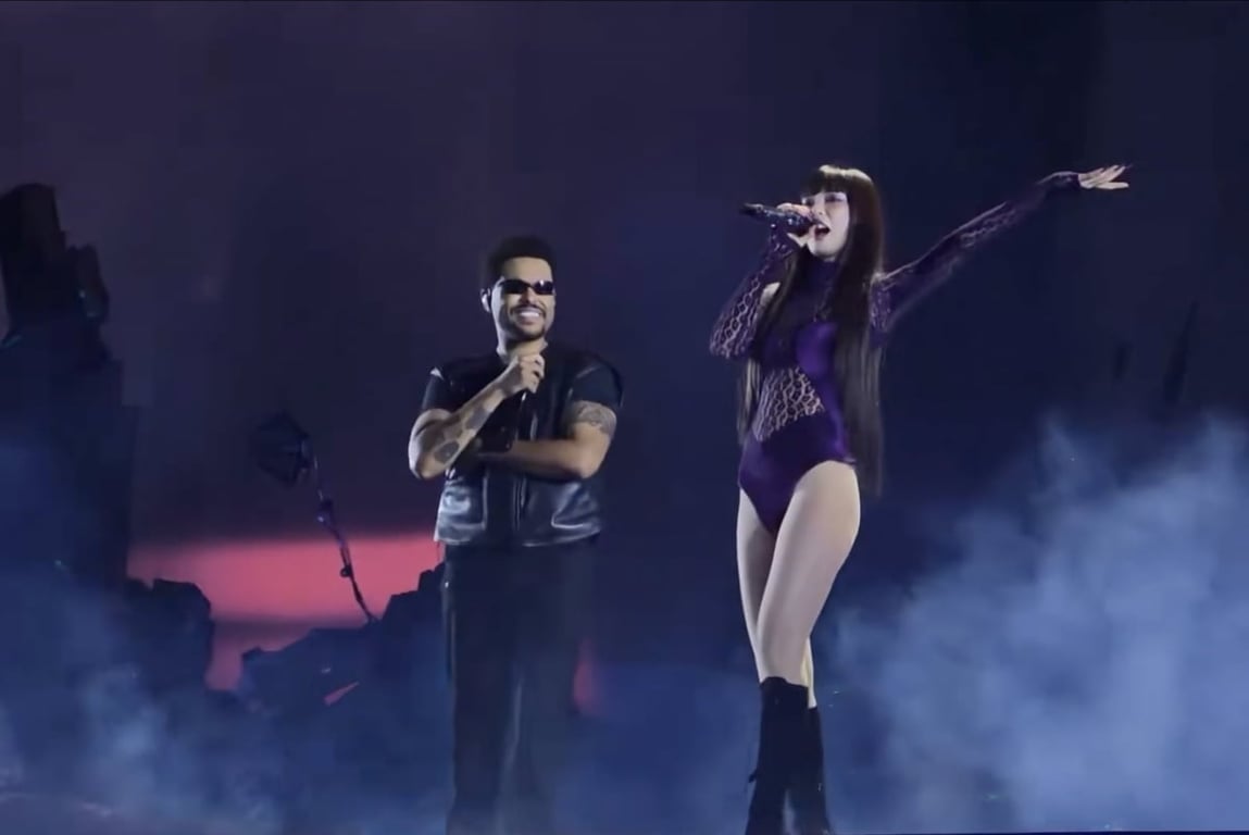 JENNIE and The Weeknd at His Seoul Concert 2026 / Web Capture