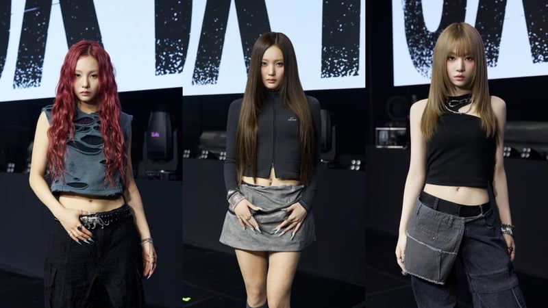 Keyveatz Juone, Newy and Jione at their Debut EP "OXY_GEN" Media Showcase / AOMG