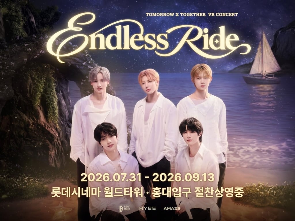 TOMORROW X TOGETHER Launches Third VR Concert 'ENDLESS RIDE'