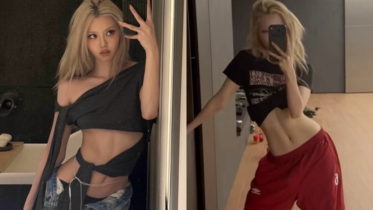 Bailey, a member of the group All Day Project, is showing off her toned physique. / Photo = Bailey's SNS