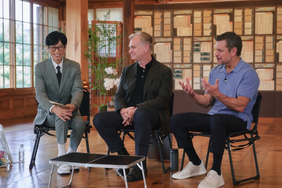 Christopher Nolan, Yoo Jae-suk, Matt Damon
