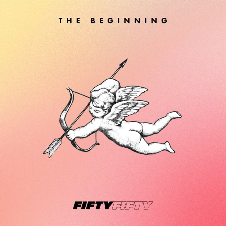 Album cover for FIFTY FIFTY's "Cupid" / ATTRAKT