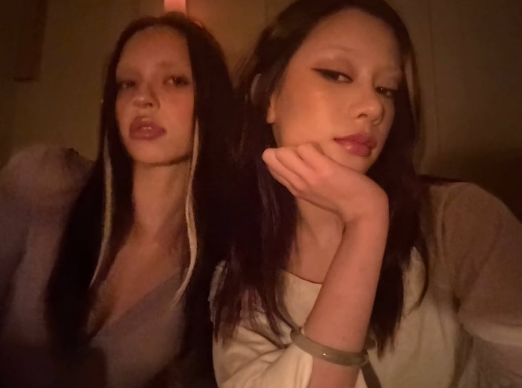 KATSEYE Daniela and Megan from Megan's Instagram Story / Web Capture