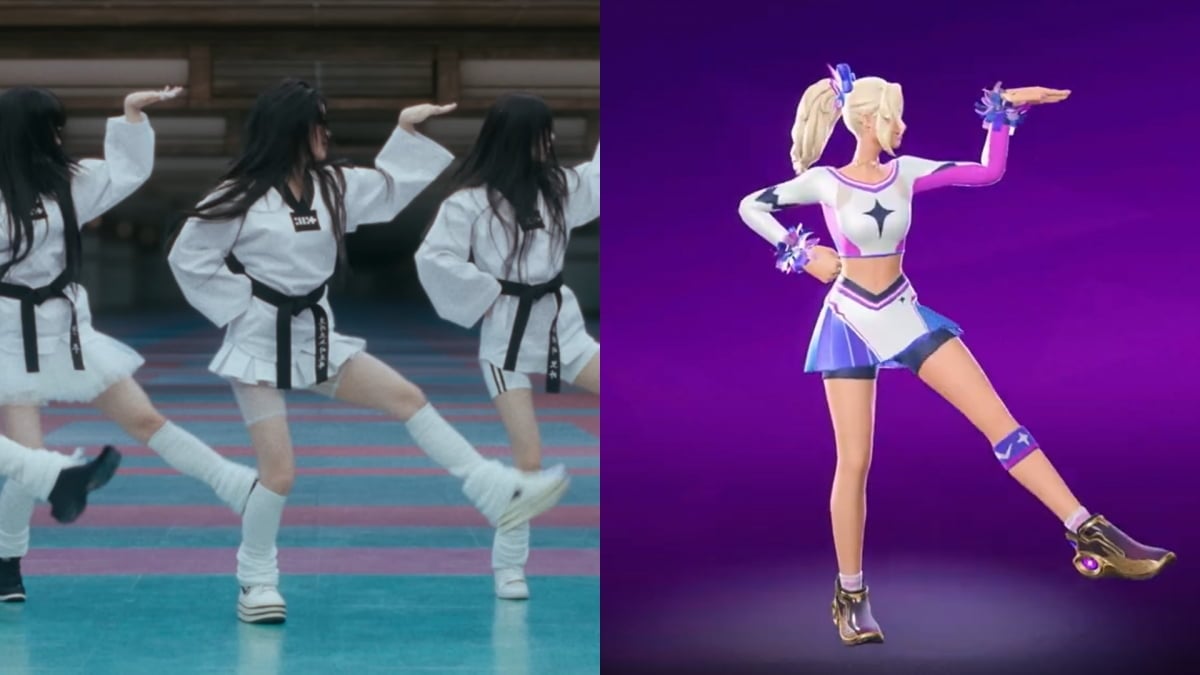 ILLIT 'It's Me' Performance Video and Fortnite Emote / Web Capture