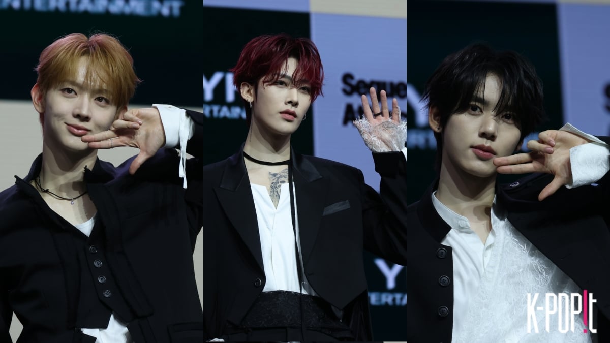 AND2BLE's Yoo Seungeon, Ricky, and Han Yujin at Their 2nd Mini-Album Media Showcase / K-POPIT DB