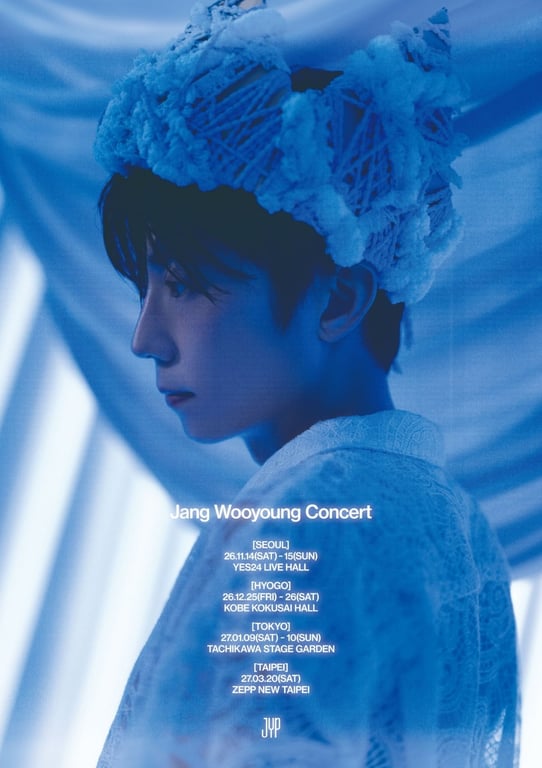 Jang Wooyoung's solo concert poster / JYP Entertainment