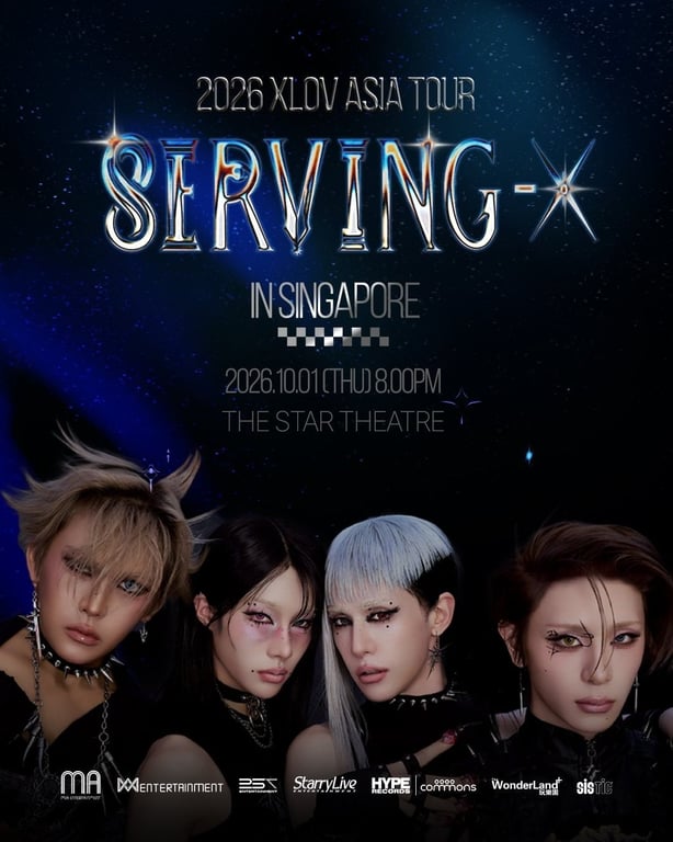 XLOV's Asia tour poster / RBW, Strange Lab