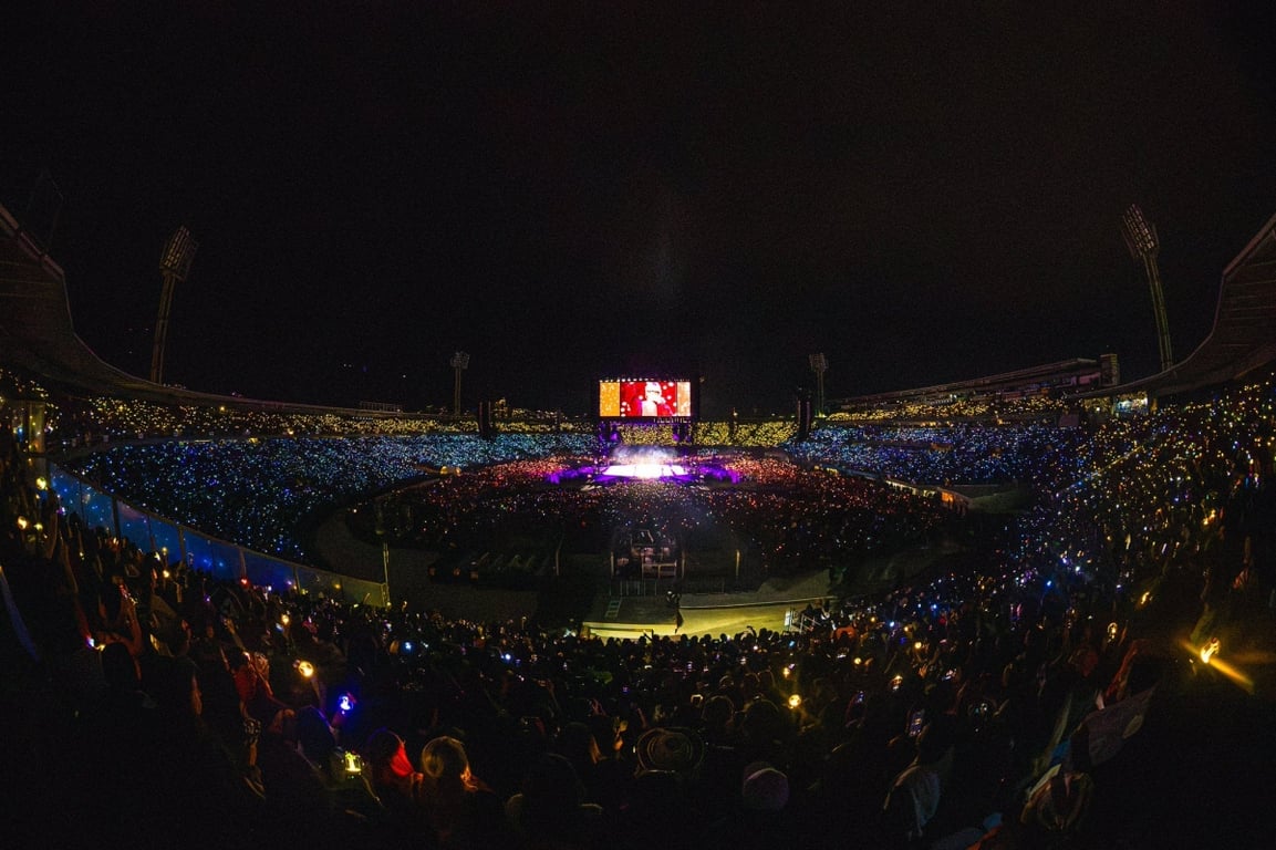 BTS WORLD TOUR 'ARIRANG' IN BOGOTA Stadium Project / @bts_bighit on X