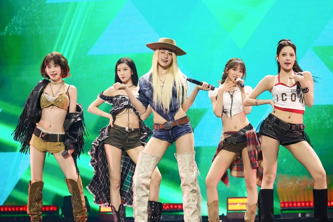 LE SSERAFIM At The iHeart Radio Music Festival / Source Music