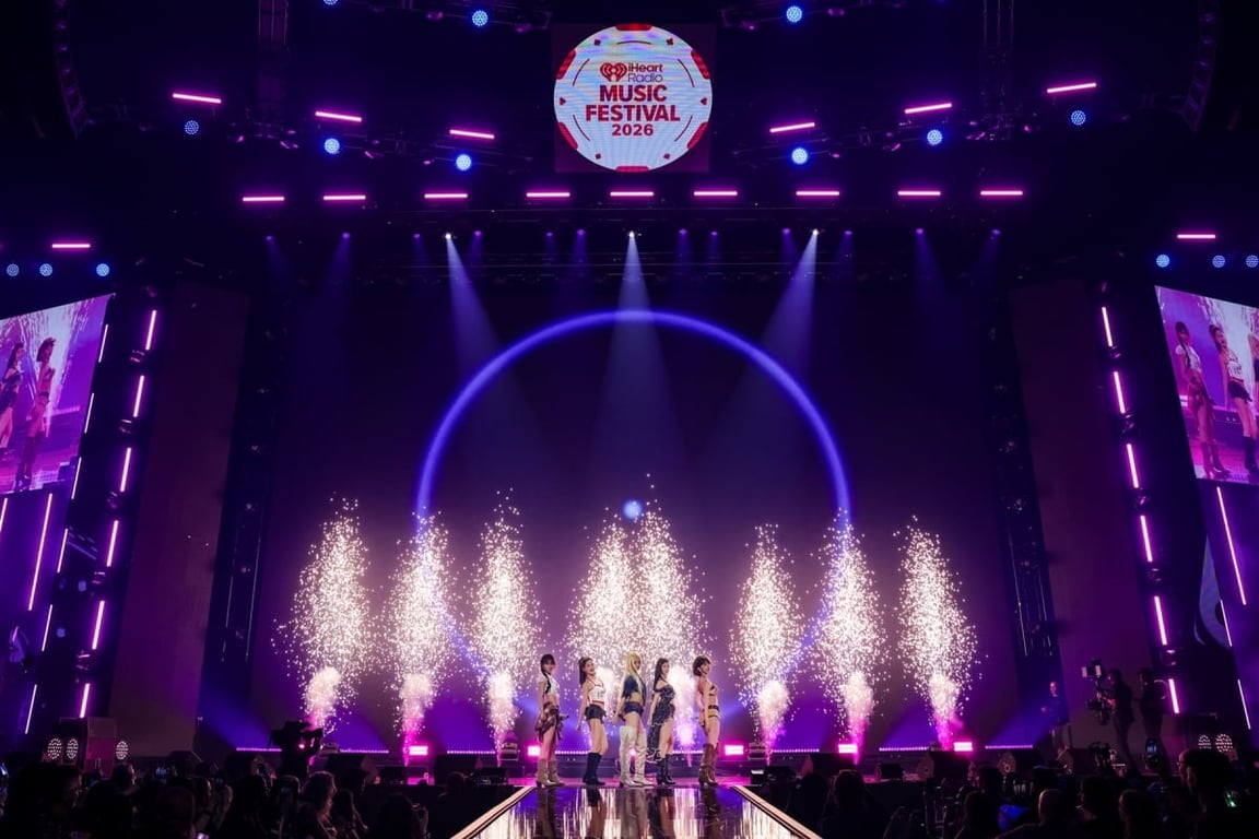 LE SSERAFIM At The iHeart Radio Music Festival / Source Music