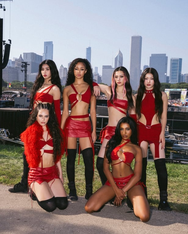 KATSEYE at Lollapalooza Chicago 2025 / HYBE x Geffen Records