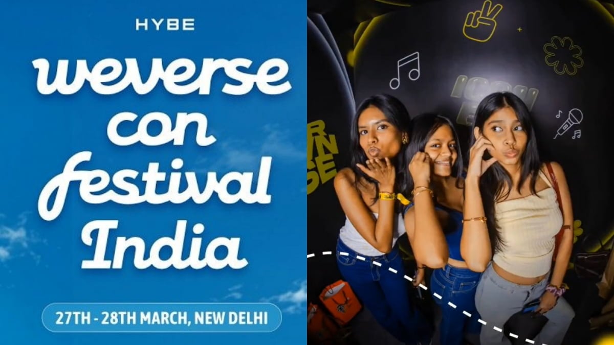 HYBE India Weverse Con and Pop-Up Park Images / @HYBE_INDIA on X