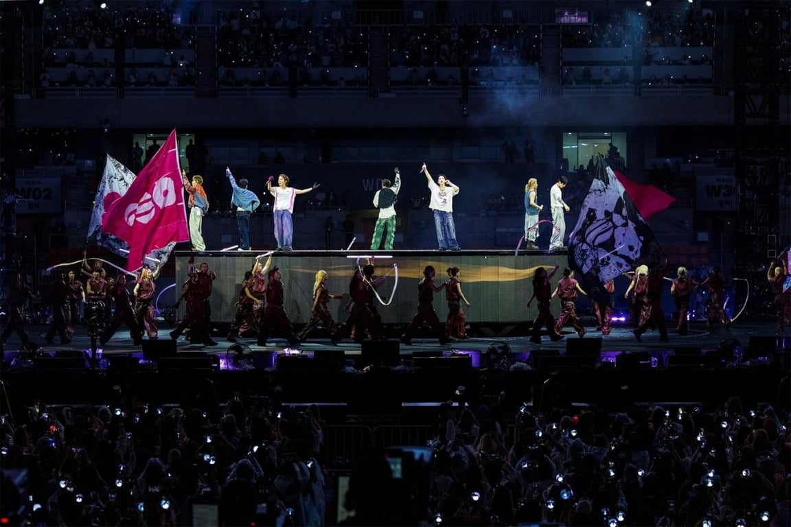 BTS performs during the "BTS WORLD TOUR 'ARIRANG' IN BUSAN" concert / BigHit Music