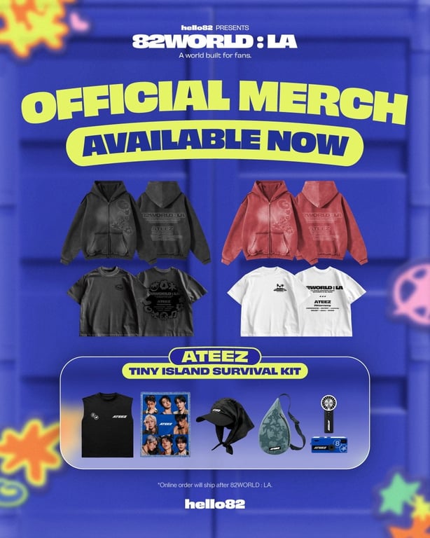 82 WORLD LA OFFICIAL MERCH / @hello82PRESENTS on X