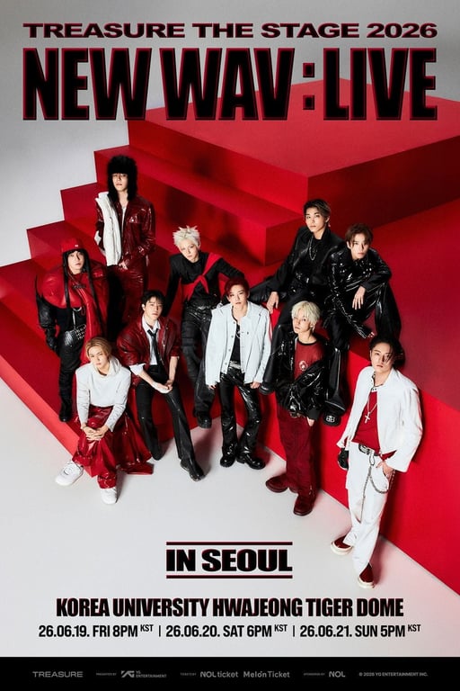 TREASURE fan concert poster / YG Entertainment