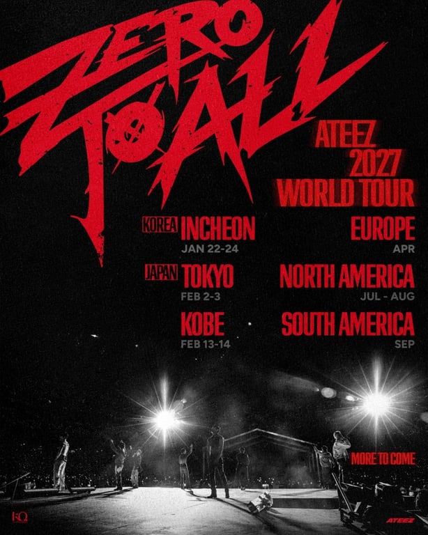 ATEEZ 2027 World Tour 'ZERO TO ALL' / KQ Entertainment