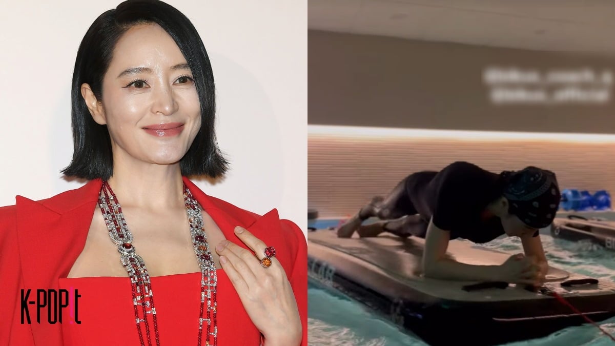 Kim Hye-soo, 56, Shares Balance-Testing Workout Videos